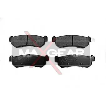 Jeu de 4 plaquettes de frein arrière MAXGEAR OEM 96405131