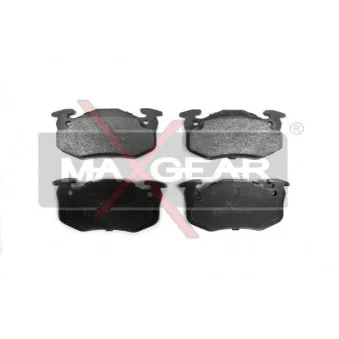 Jeu de 4 plaquettes de frein avant MAXGEAR OEM 7701205277