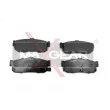 MAXGEAR 19-0474 - Jeu de 4 plaquettes de frein arrière