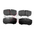 MAXGEAR 19-0486 - Jeu de 4 plaquettes de frein arrière
