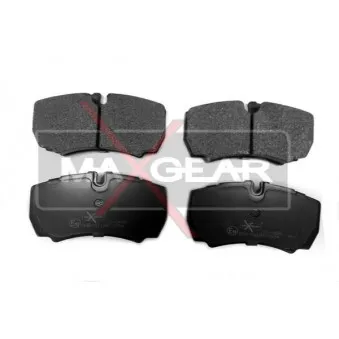 Jeu de 4 plaquettes de frein arrière MAXGEAR OEM 2991667