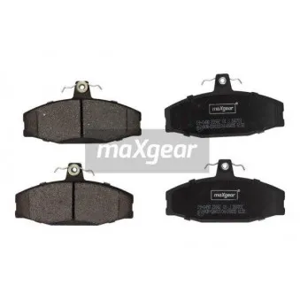 MAXGEAR 19-0490 - Jeu de 4 plaquettes de frein avant