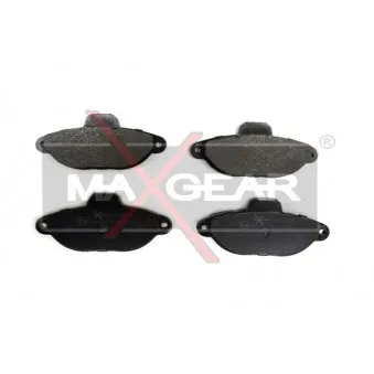 Jeu de 4 plaquettes de frein avant MAXGEAR OEM 77362248