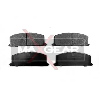 Jeu de 4 plaquettes de frein avant MAXGEAR OEM 0449112440