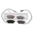 MAXGEAR 19-0520 - Jeu de 4 plaquettes de frein arrière