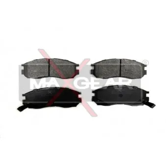 Jeu de 4 plaquettes de frein avant MAXGEAR OEM MB895072