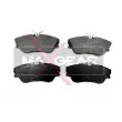MAXGEAR 19-0541 - Jeu de 4 plaquettes de frein avant