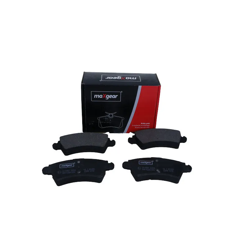 Jeu de 4 plaquettes de frein avant MAXGEAR 19-0553 - Visuel 1