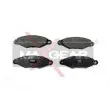 MAXGEAR 19-0555 - Jeu de 4 plaquettes de frein avant