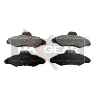 Jeu de 4 plaquettes de frein arrière MAXGEAR OEM 96AB2K021AB