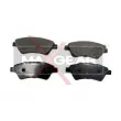 MAXGEAR 19-0579 - Jeu de 4 plaquettes de frein avant
