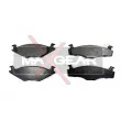 MAXGEAR 19-0584 - Jeu de 4 plaquettes de frein avant