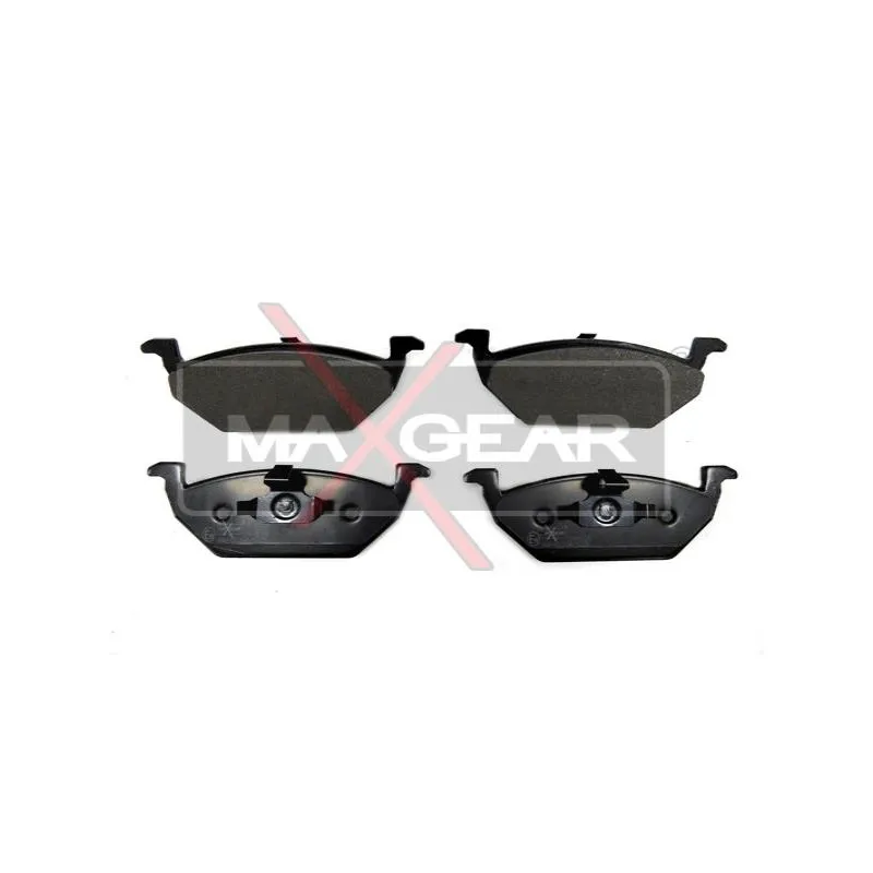 Jeu de 4 plaquettes de frein avant MAXGEAR 19-0614 - Visuel 1