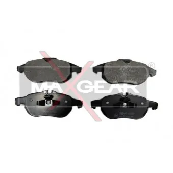 Jeu de 4 plaquettes de frein avant MAXGEAR OEM 93166798