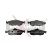 MAXGEAR 19-0643 - Jeu de 4 plaquettes de frein arrière