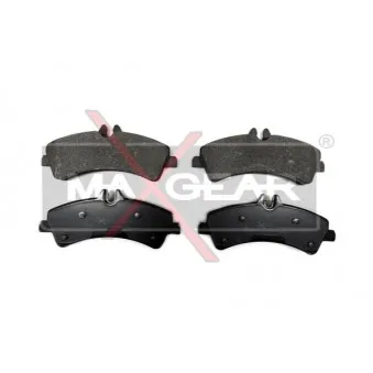 Jeu de 4 plaquettes de frein arrière MAXGEAR OEM A0064202220
