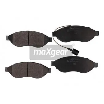 Jeu de 4 plaquettes de frein avant MAXGEAR OEM 77367091