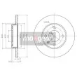 MAXGEAR 19-0681MAX - Jeu de 2 disques de frein avant