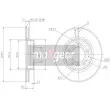 MAXGEAR 19-0690MAX - Jeu de 2 disques de frein avant