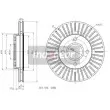 MAXGEAR 19-0710 - Jeu de 2 disques de frein avant
