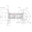 MAXGEAR 19-0714 - Jeu de 2 disques de frein avant