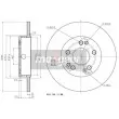 MAXGEAR 19-0719 - Jeu de 2 disques de frein avant