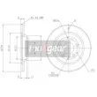 MAXGEAR 19-0758 - Jeu de 2 disques de frein arrière