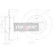 MAXGEAR 19-0765 - Jeu de 2 disques de frein avant