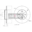 MAXGEAR 19-0767 - Jeu de 2 disques de frein avant