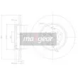MAXGEAR 19-0789 - Jeu de 2 disques de frein arrière