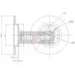 MAXGEAR 19-0790 - Jeu de 2 disques de frein avant