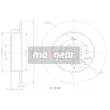 MAXGEAR 19-0791MAX - Jeu de 2 disques de frein arrière