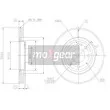 MAXGEAR 19-0806MAX - Jeu de 2 disques de frein avant