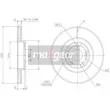 MAXGEAR 19-0819 - Jeu de 2 disques de frein avant
