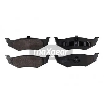 Jeu de 4 plaquettes de frein arrière MAXGEAR OEM 05086567AA