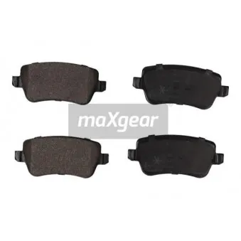 Jeu de 4 plaquettes de frein arrière MAXGEAR OEM 77363610