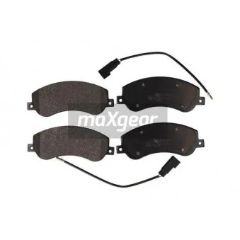 Jeu de 4 plaquettes de frein avant MAXGEAR OEM 1433952