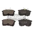 MAXGEAR 19-0880 - Jeu de 4 plaquettes de frein arrière