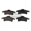 MAXGEAR 19-0887 - Jeu de 4 plaquettes de frein arrière