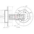 MAXGEAR 19-0931 - Jeu de 2 disques de frein arrière