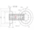 MAXGEAR 19-0949 - Jeu de 2 disques de frein arrière