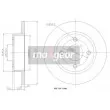 MAXGEAR 19-0953 - Jeu de 2 disques de frein avant