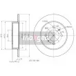 MAXGEAR 19-0956 - Jeu de 2 disques de frein arrière