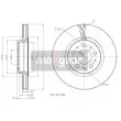MAXGEAR 19-1006 - Jeu de 2 disques de frein avant