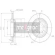 MAXGEAR 19-1017 - Jeu de 2 disques de frein arrière