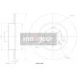 MAXGEAR 19-1020 - Jeu de 2 disques de frein arrière