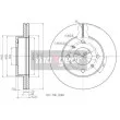 MAXGEAR 19-1023 - Jeu de 2 disques de frein avant
