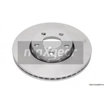 Jeu de 2 disques de frein avant MAXGEAR 19-1044MAX