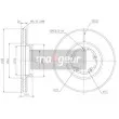 MAXGEAR 19-1047MAX - Jeu de 2 disques de frein avant