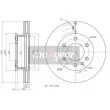 MAXGEAR 19-1052MAX - Jeu de 2 disques de frein avant